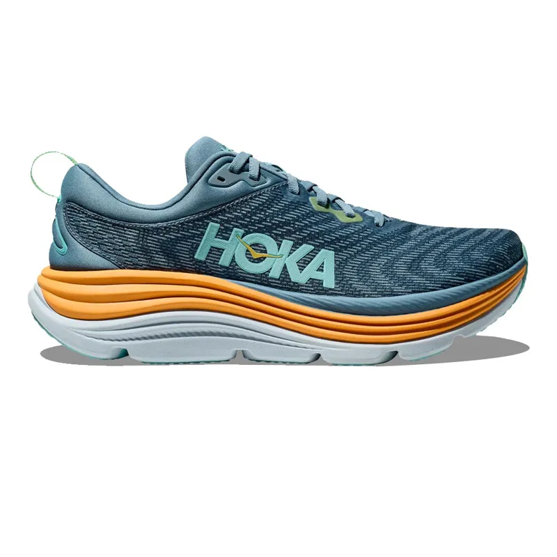 Hoka Men's Wide Fit Gaviota 5 Road Running Shoes in Shadow Dusk