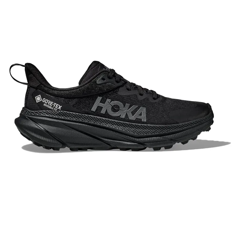 Hoka Women's Challenger ATR 7 GTX Trail Running Shoes in Black/Black