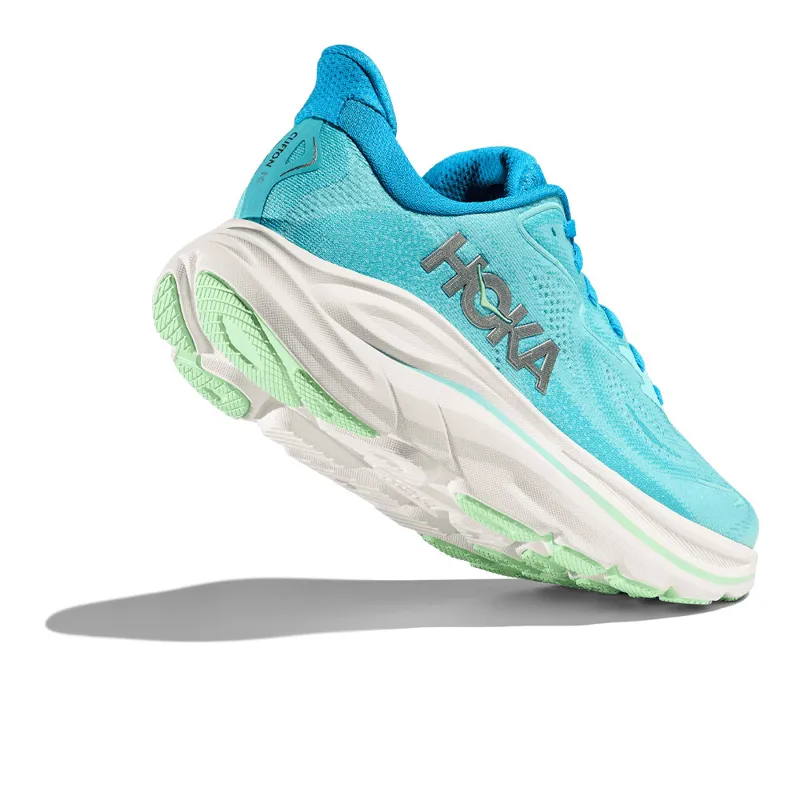 Hoka Women's Clifton 10 Running Shoes in  Skyward Blue / Cielo Blue -1