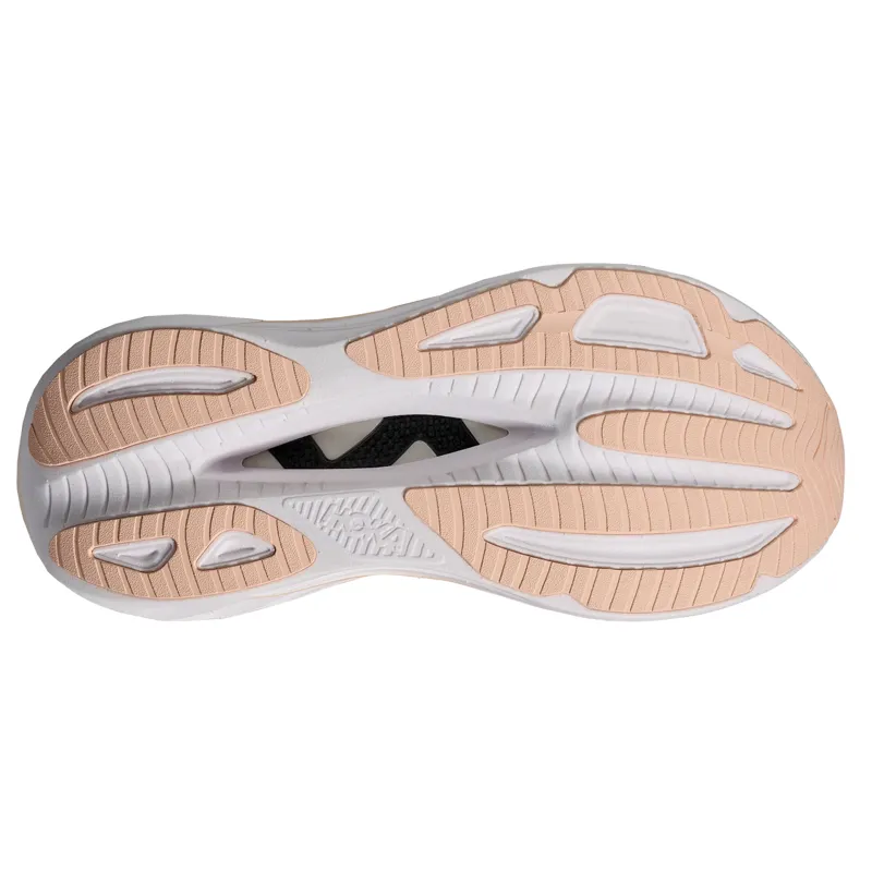 Hoka Women's Skyward X 2 Running Shoes in Lilac Cream / Tangerine Glow-4
