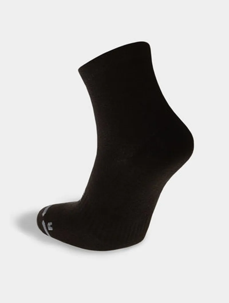 Hilly Active Anklet Zero Running Socks in Black/Grey-2