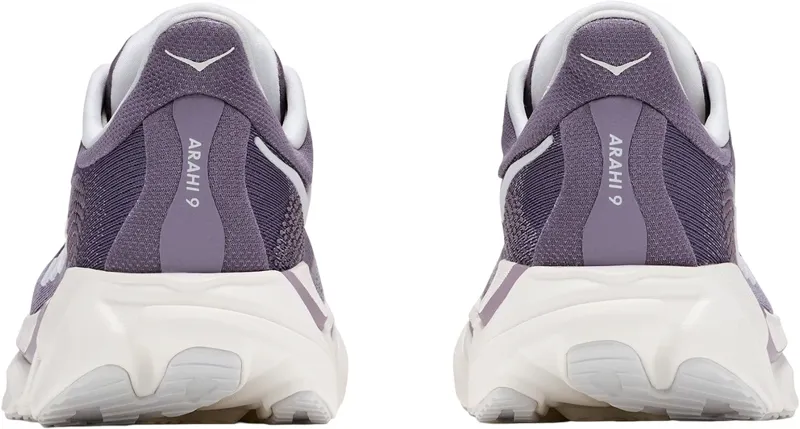 Hoka Women's Arahi 9 Stability Running Shoes in Purple Fog/Lilac-2