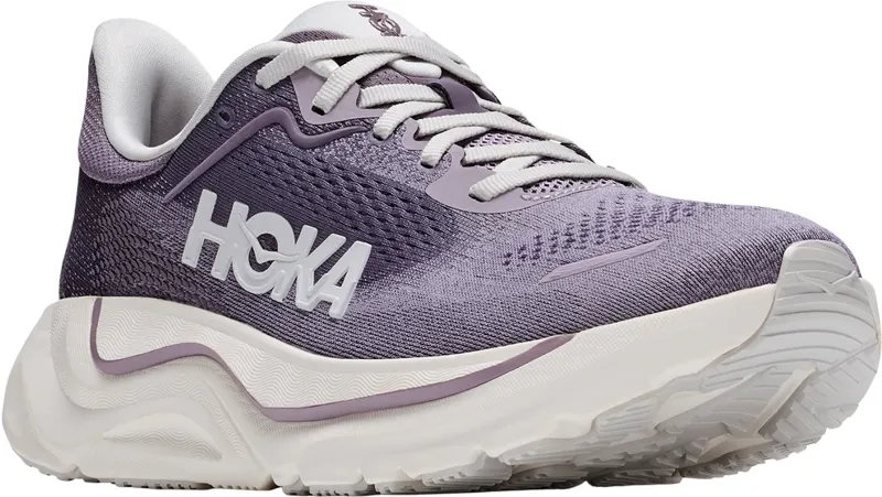 Hoka Women's Arahi 9 Stability Running Shoes in Purple Fog/Lilac-1