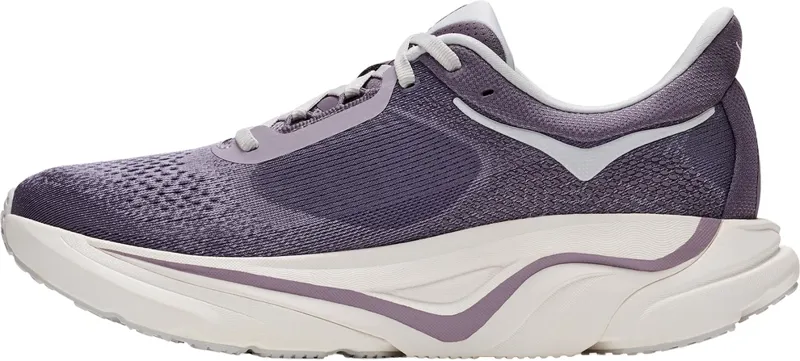 Hoka Women's Arahi 9 Stability Running Shoes in Purple Fog/Lilac-4