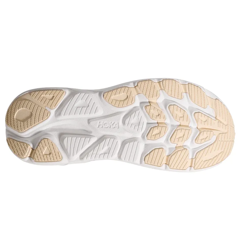 Hoka Women's Clifton 10 Running Shoes in Black / Rose Gold -6