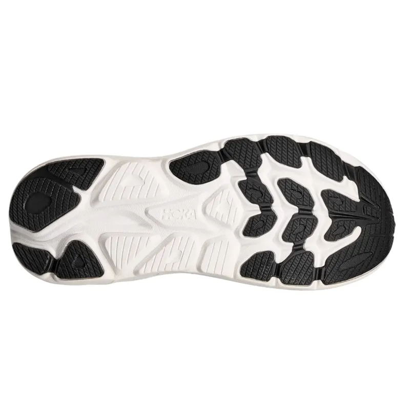 Hoka Women's Clifton 10 Neutral Running Shoes in Black / White -6