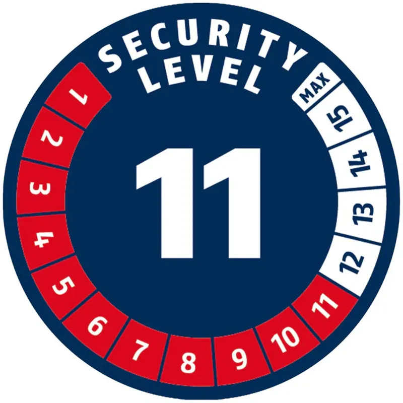 ABUS 9808KSteel-O-Chain Key Bike Lock in Black - 110cm -3