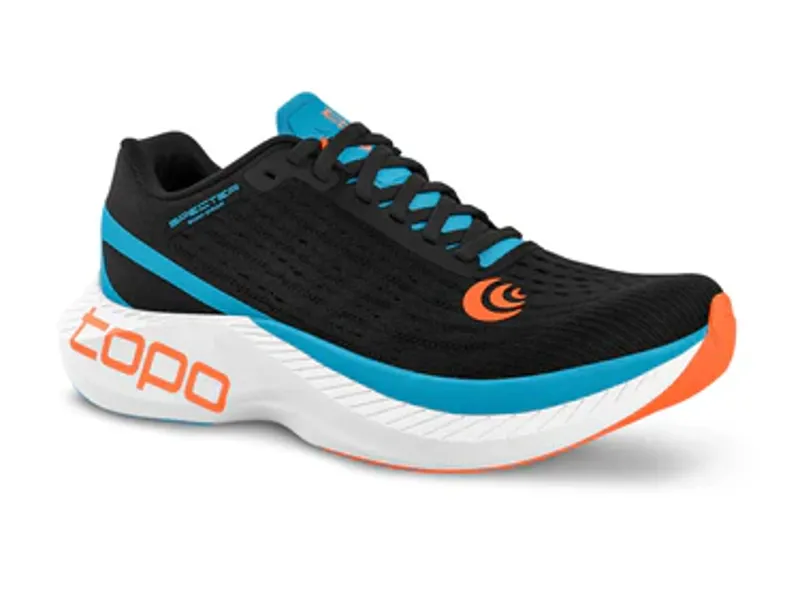 Topo Athletic Men's Specter Running Shoes in Black/Blue-6