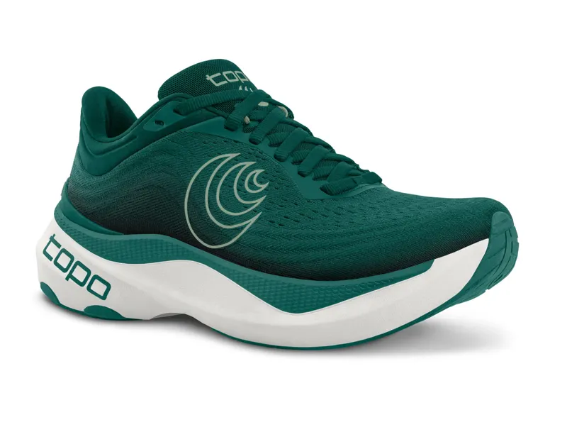 Topo Athletic Men's Aura Running Shoes in Teal/White -3