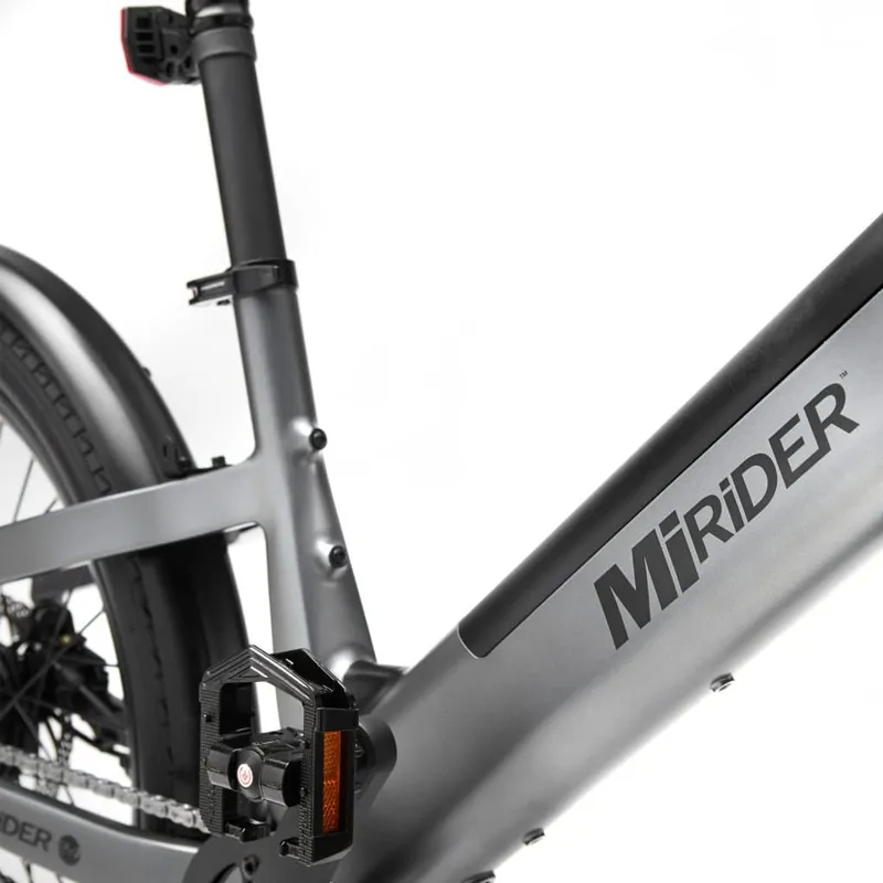 MiRiDER 24 GB3 Compact Step Through Electric Bike in Onyx Grey-1