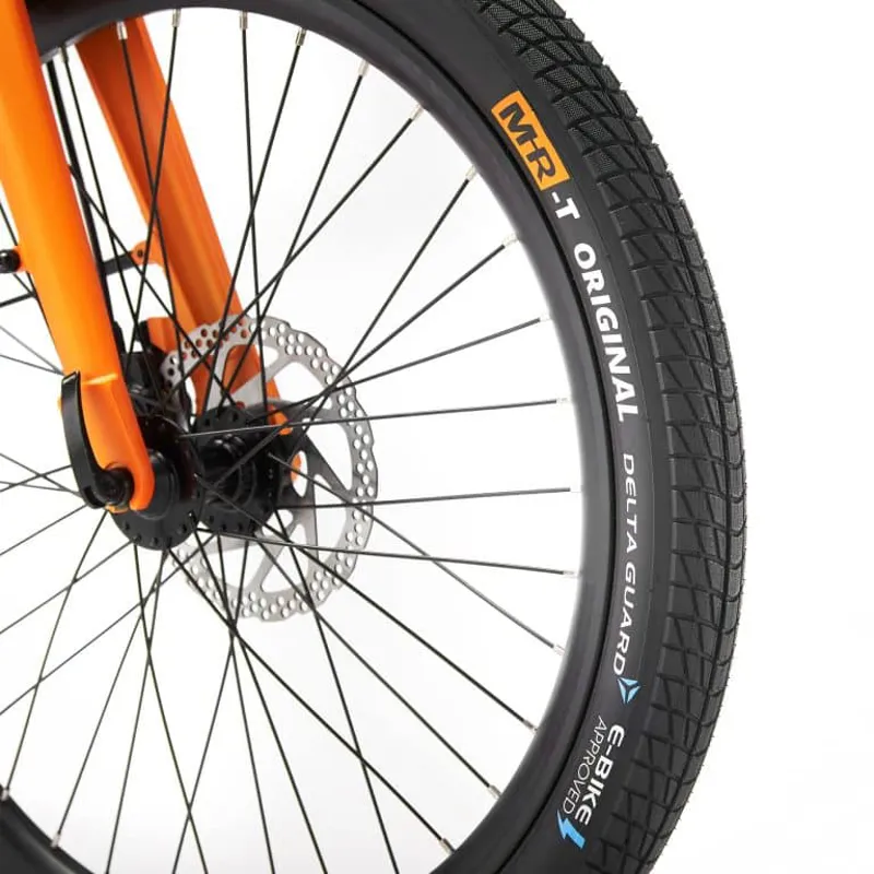 MiRiDER 24 GB3 Compact Step Through Electric Bike in Orange-1