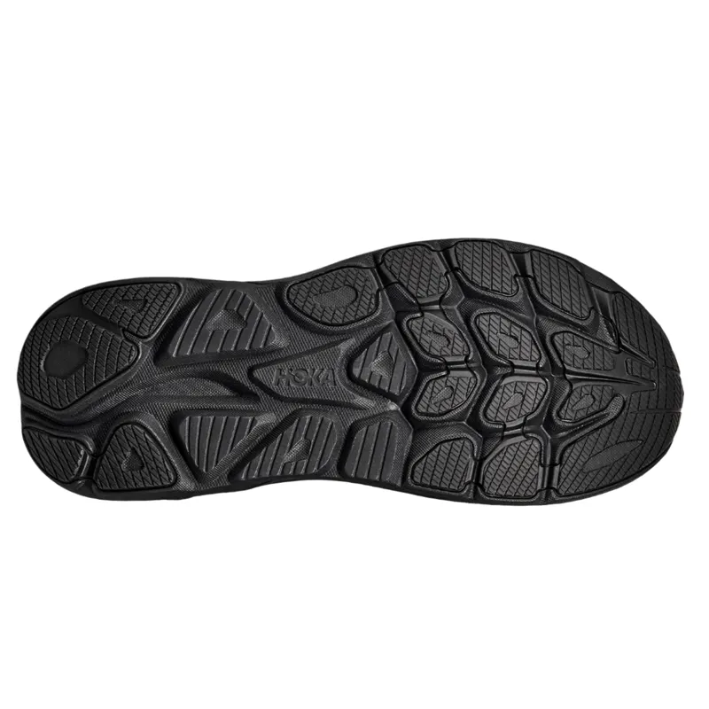 Hoka Men's Clifton 10 Neutral Running Shoes in Black / Black -5