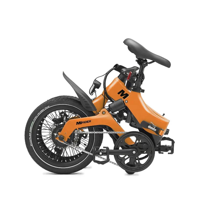 MiRiDER 16 GB3 Folding Electric Bike in Ember Orange-1