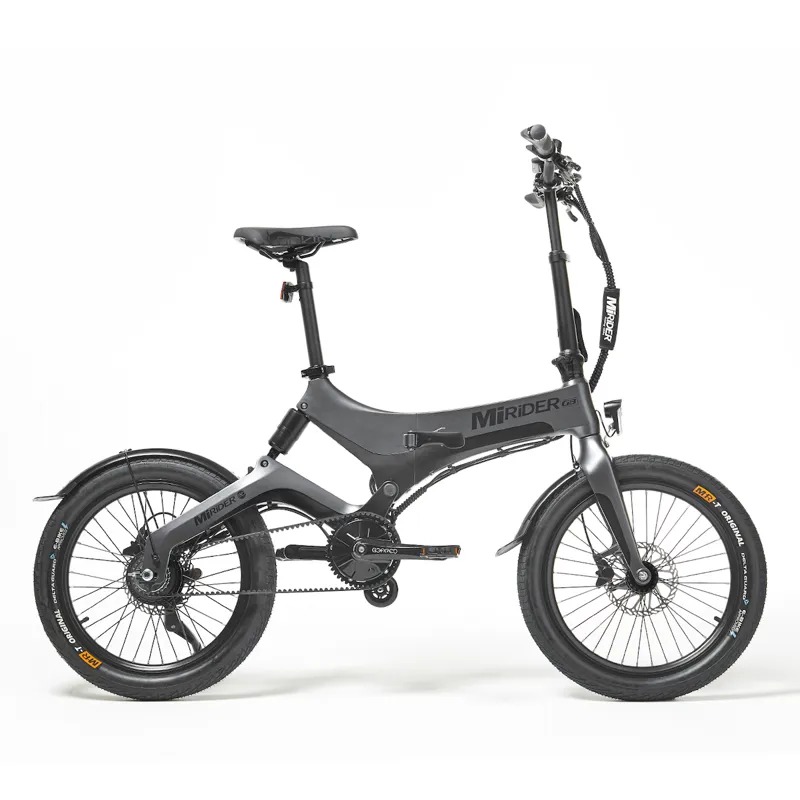 MiRiDER 20 Folding Electric Bike in GB3 Onyx Grey