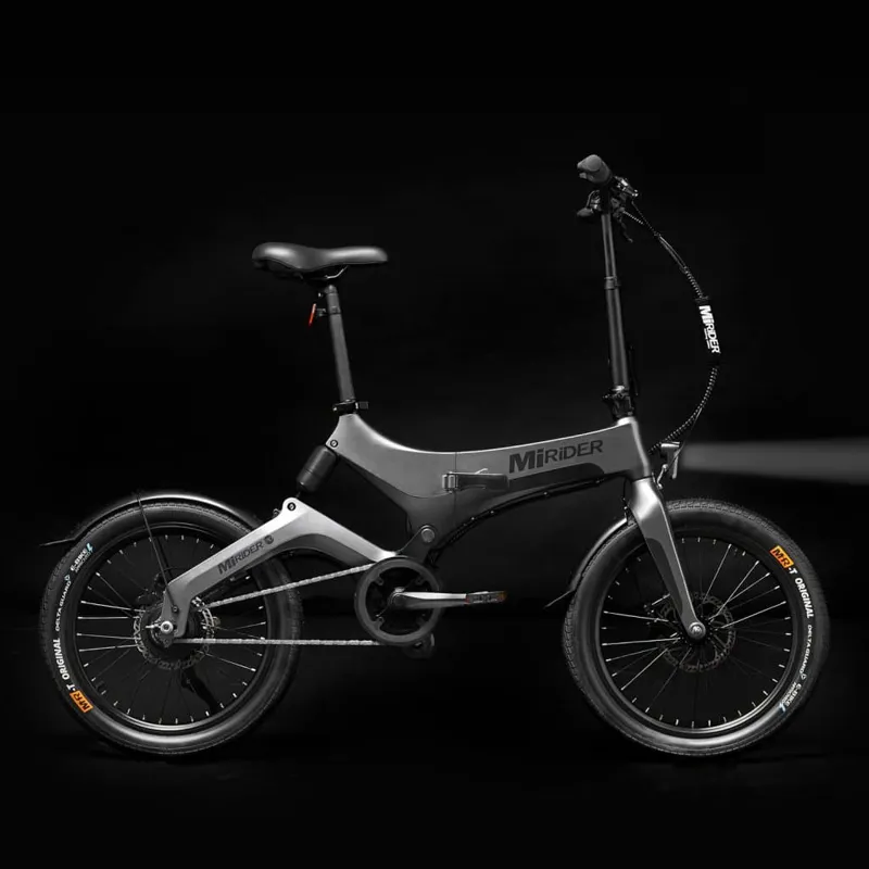 MiRiDER 20 Compact Folding Electric Bike in Ember Onyx Grey-1