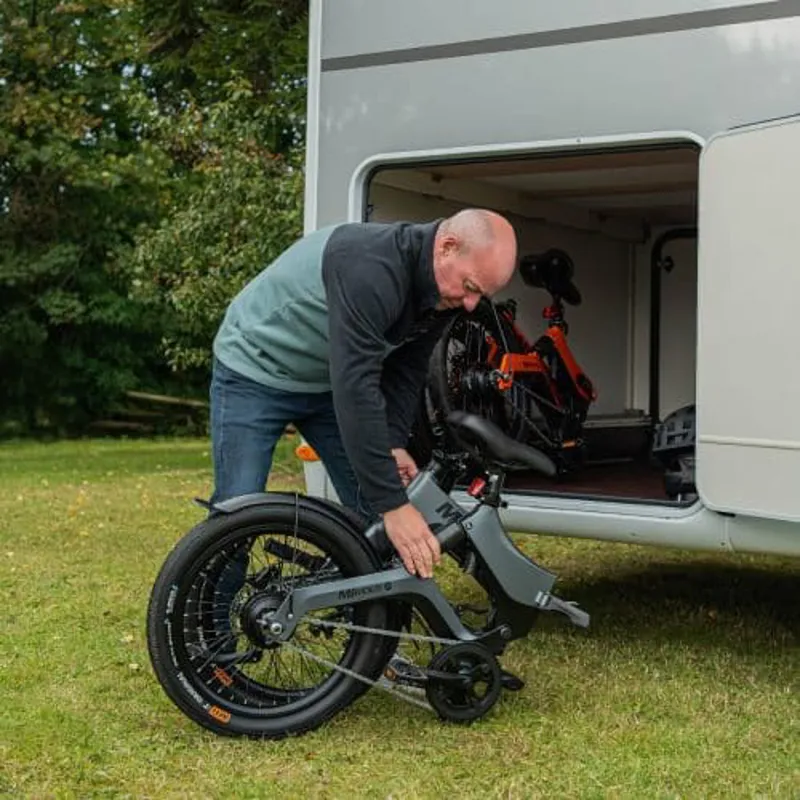 MiRiDER 20 Compact Folding Electric Bike in Ember Onyx Grey-3