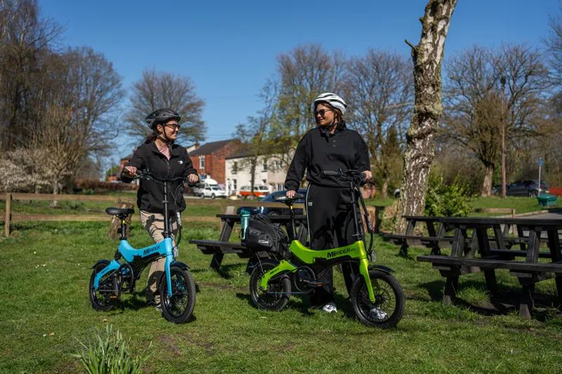 MiRiDER 16 GB3 Electric Folding Bike in Acid Green-3
