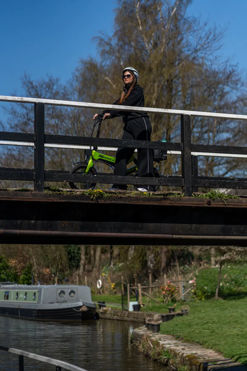 MiRiDER 16 GB3 Electric Folding Bike in Acid Green-2