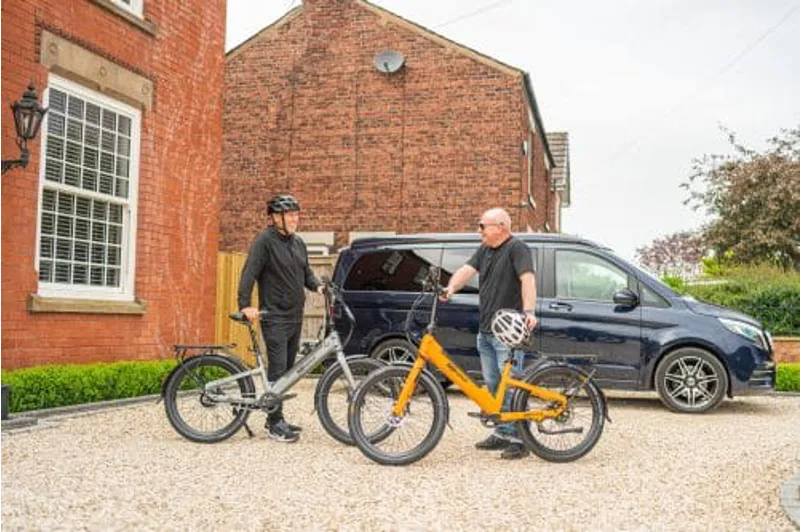 MiRiDER 24 Compact Step Through Electric Bike in Orange-3