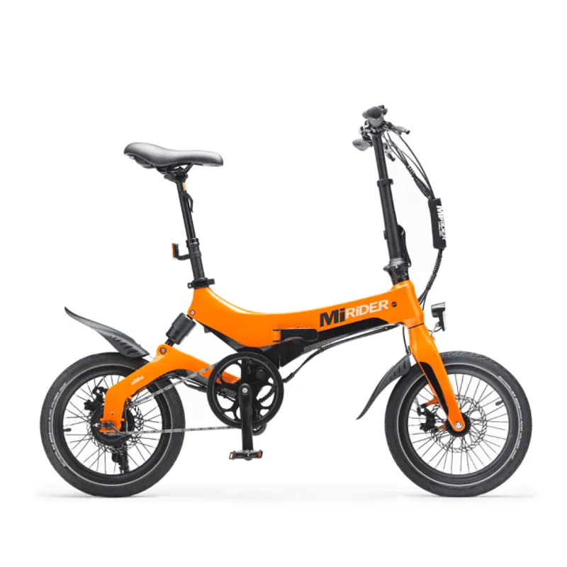 MiRiDER 16 Folding Electric Bike in Solar Orange