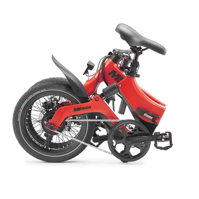 MiRiDER One Electric Folding eBike in Eclipse Red-1