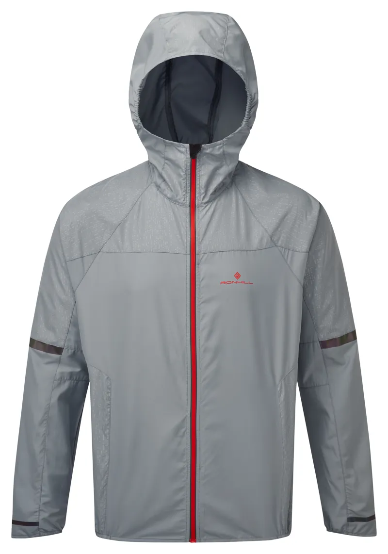 Ron Hill Life Night Runner Jacket Pewter Flame