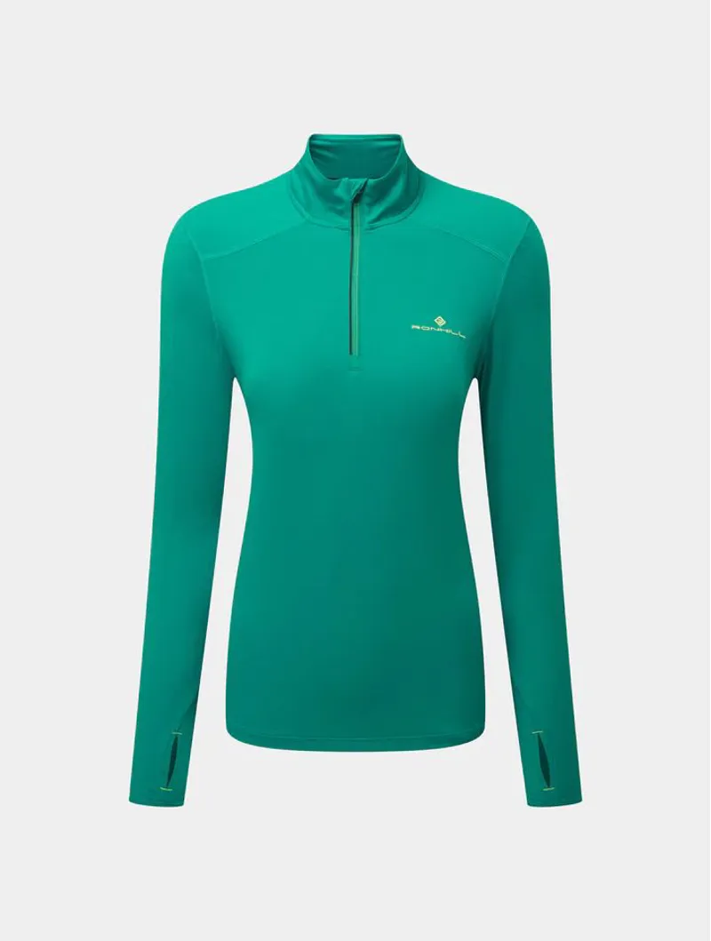 Ron Hill Wmn's Life Practice 1/2 Zip Tee