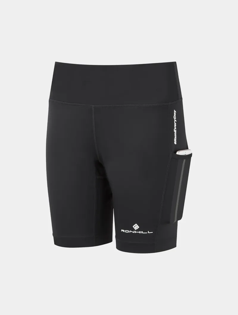 Ronhill Women's Tech Revive Stretch Running Shorts in Black