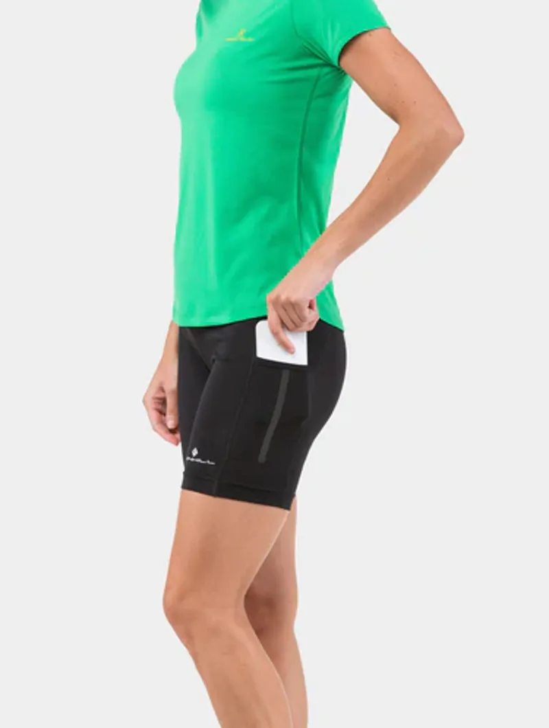 Ronhill Women's Tech Revive Stretch Running Shorts in Black-3