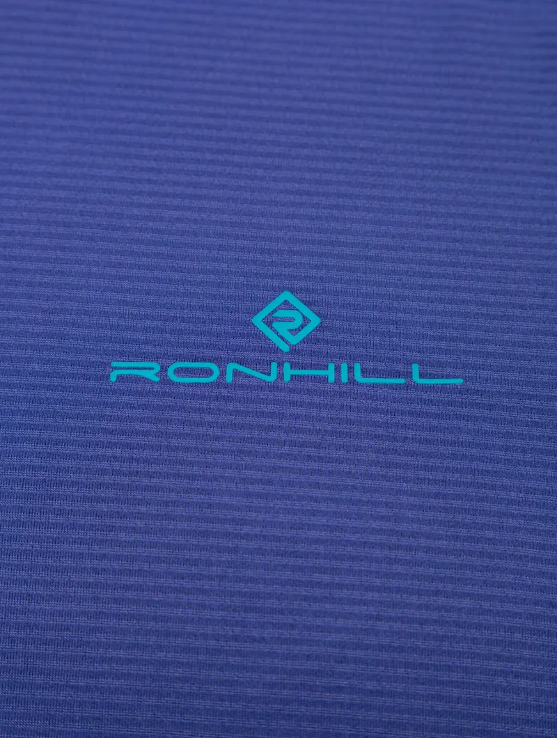 Ronhill Women's Tech Short Sleeve T-Shirt in Deep Ocean Marine-4
