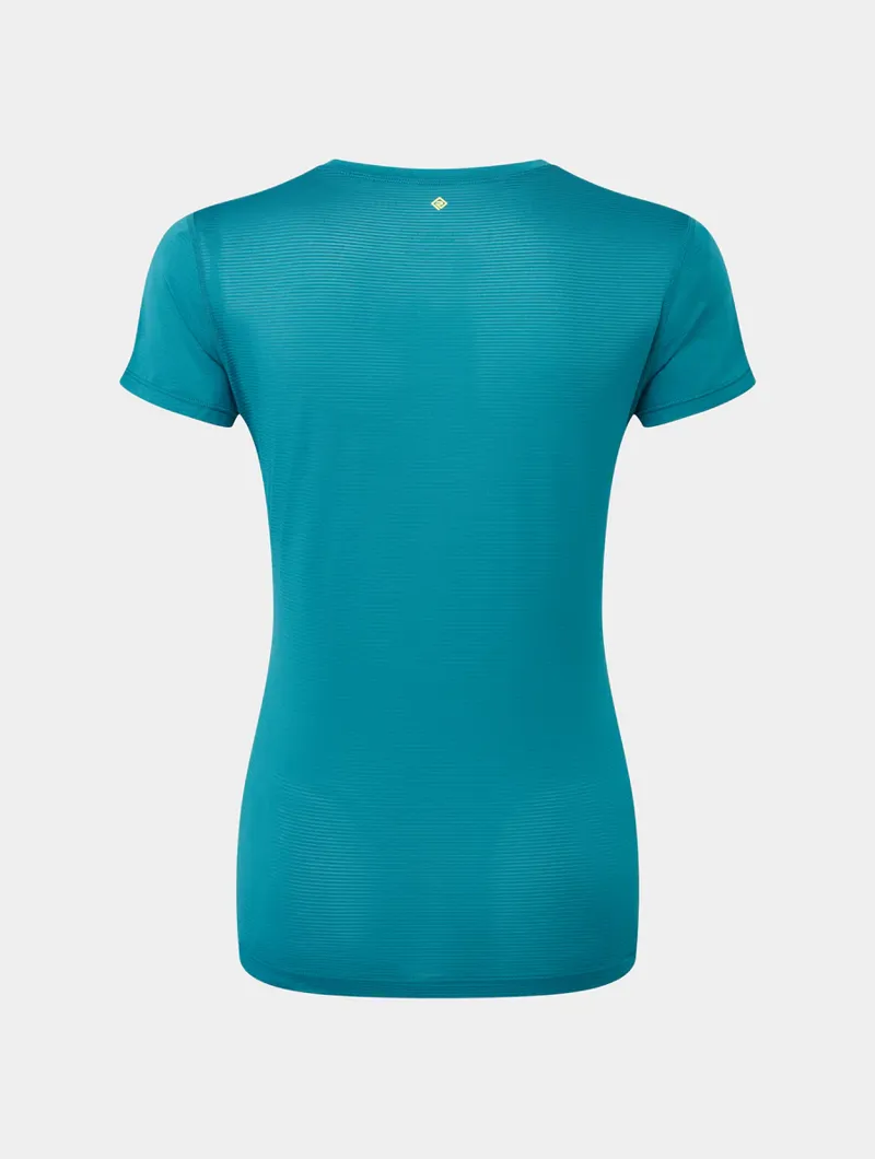 Ron Hill Women's Tech Short-Sleeve T-Shirt in Marine Acid-1