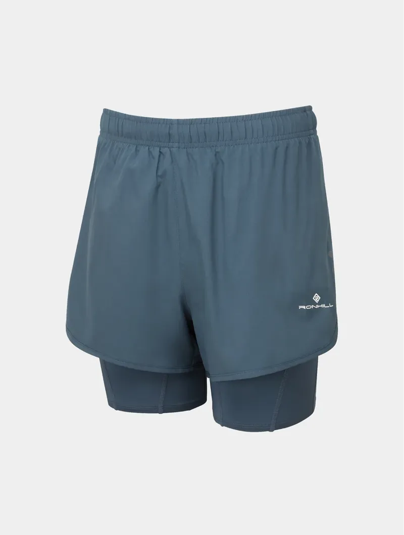 Ronhill Women's Core Twin Shorts For Running in Evening haze