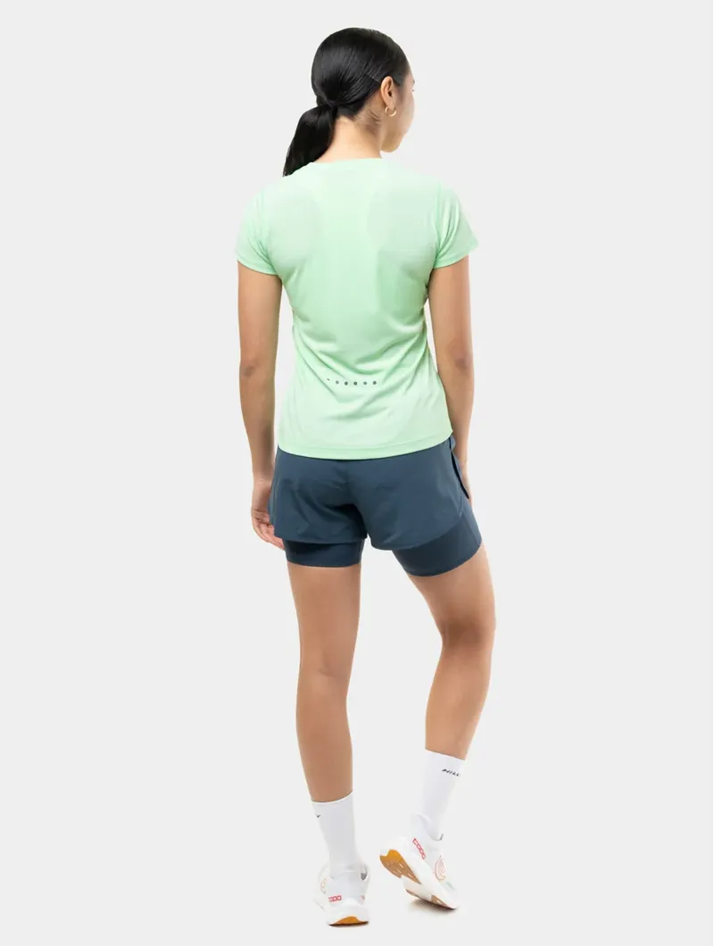 Ronhill Women's Core Twin Shorts For Running in Evening haze-5