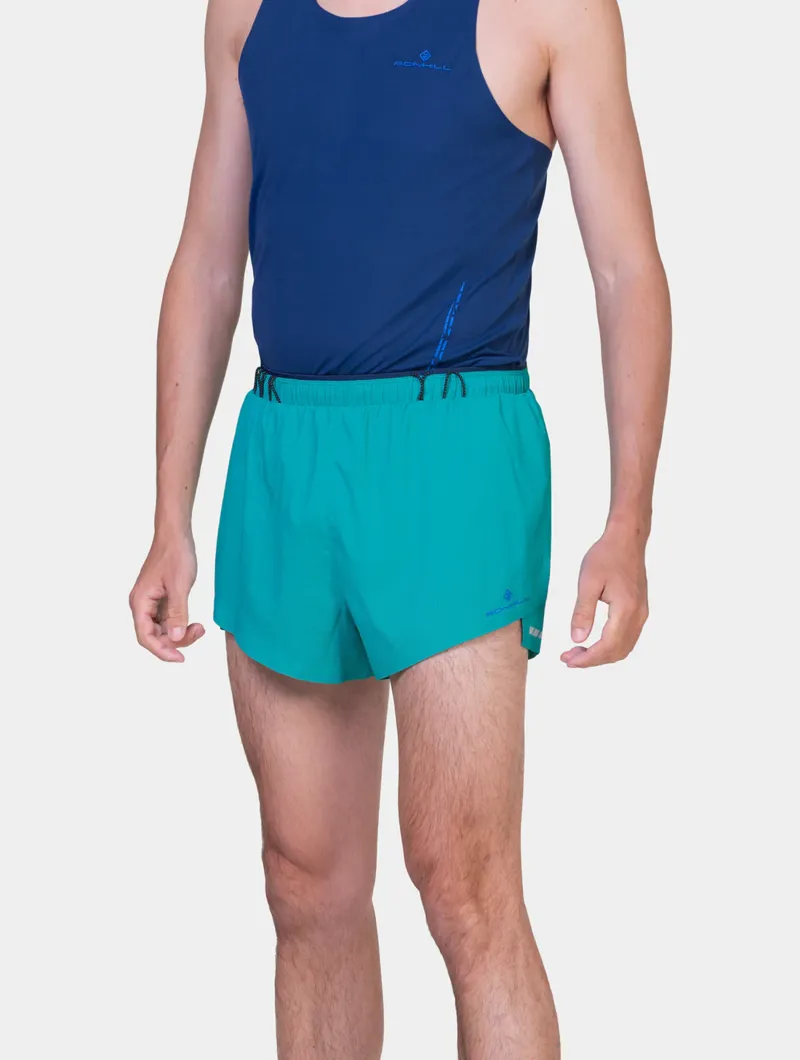 Ronhill Men's Tech Race Running Shorts in Deep Laguna/Seafaring-10
