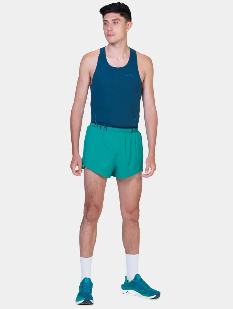Ronhill Men's Tech Race Running Shorts in Deep Laguna/Seafaring-6