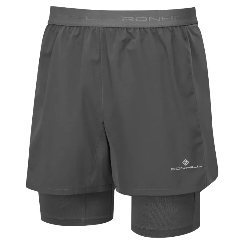 Ronhill Men's Tech 5 Inch Twin Running Shorts in Oxide