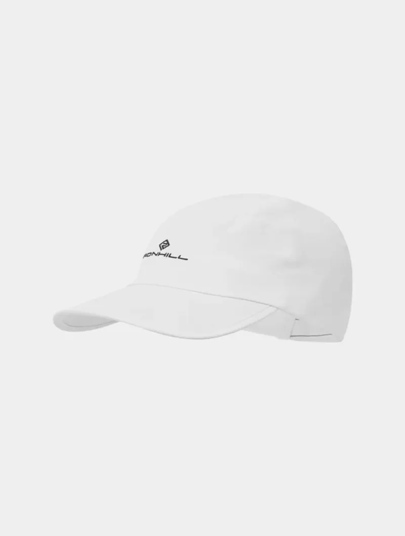 Ronhill Running Cap in Brilliant White/Black