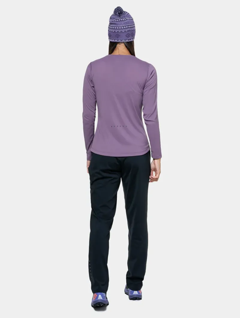 RonHill Women's Core Long Sleeve Running T Shirt in Dark Iris-3