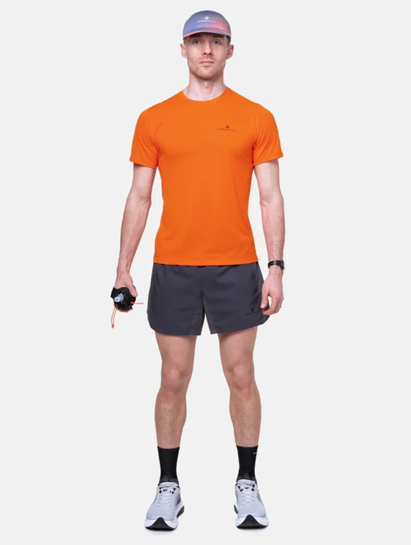 Ronhill Runner's Soft Flask with Sleeve in Black/Ronhill Red-1