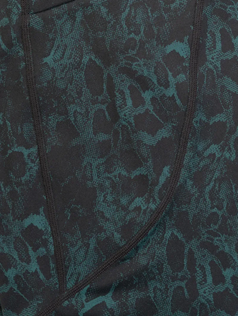 RonHill Women's Tech Crop Tight Running Leggings in Seaweed Medua-9