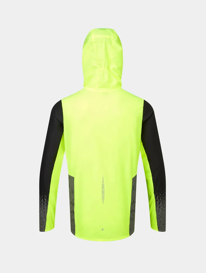 RonHill Men's Tech Reflect Running Jacket Fluorescent Yellow/Black-2