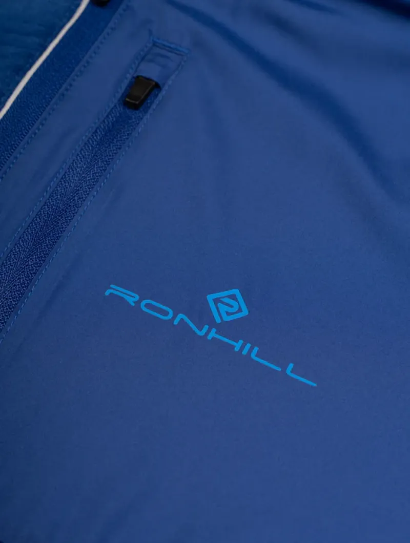 RonHill Men's Tech Winter Running Base Layer Top in Ocean/Blue-3