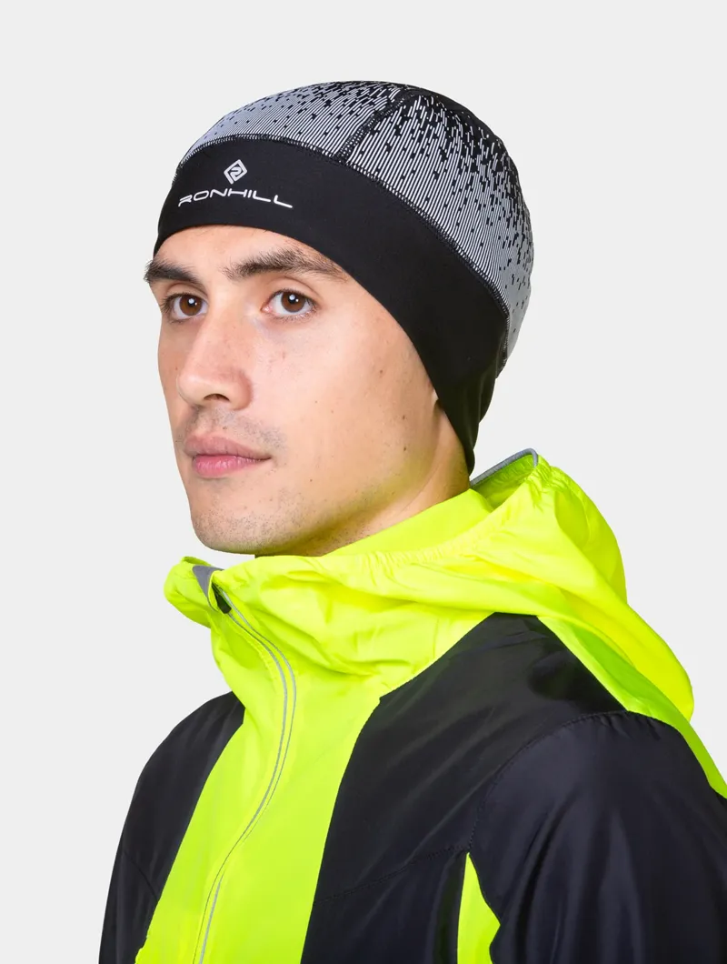 RonHill Reflect Beanie in Black/Reflect-3
