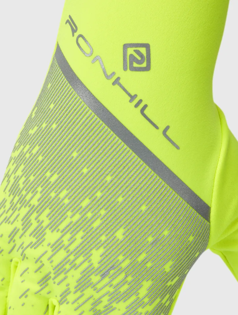 Ron Hill Reflect Glove Fluo Yellow/Reflect-3