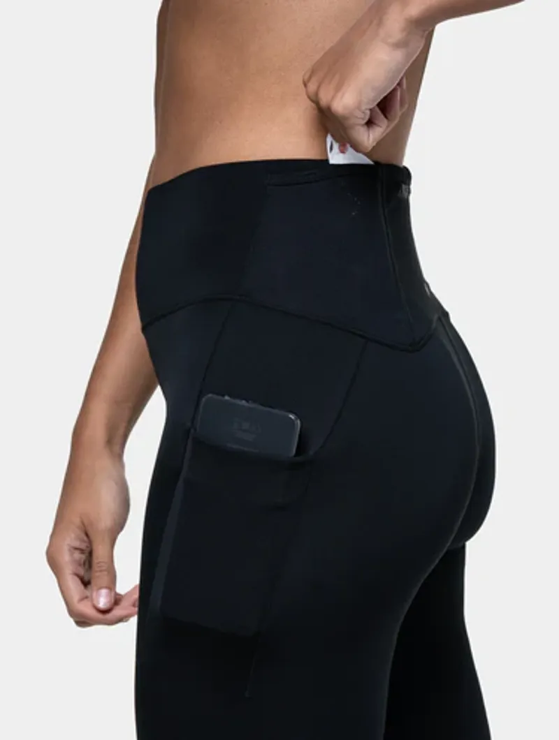 Ronhill Women's Tech Paragon Running Tights in All Black-6