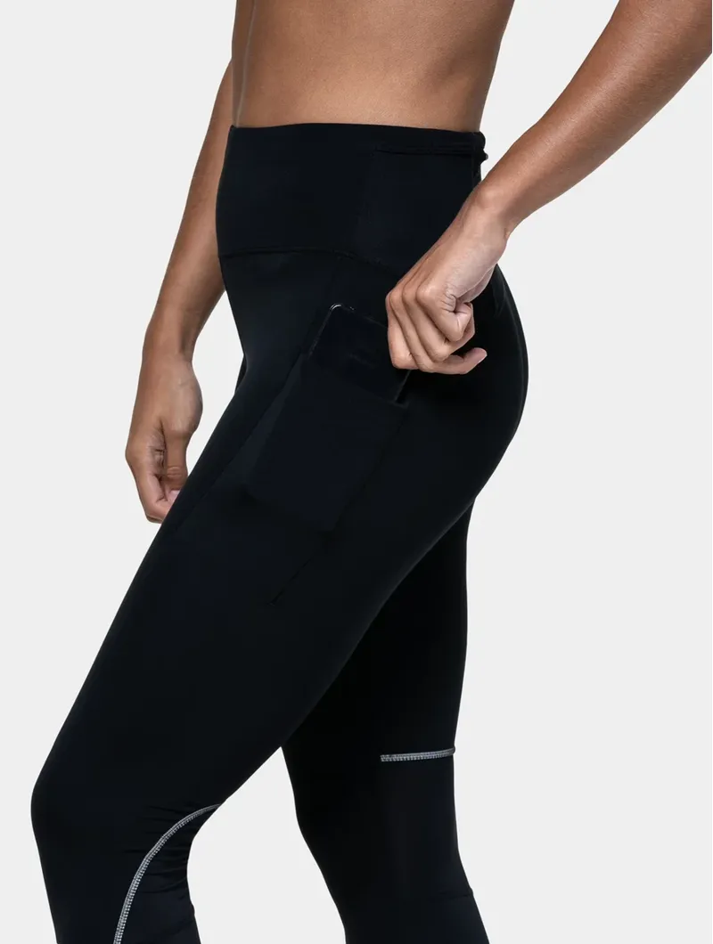 Ronhill Women's Tech Paragon Running Tights in All Black-7