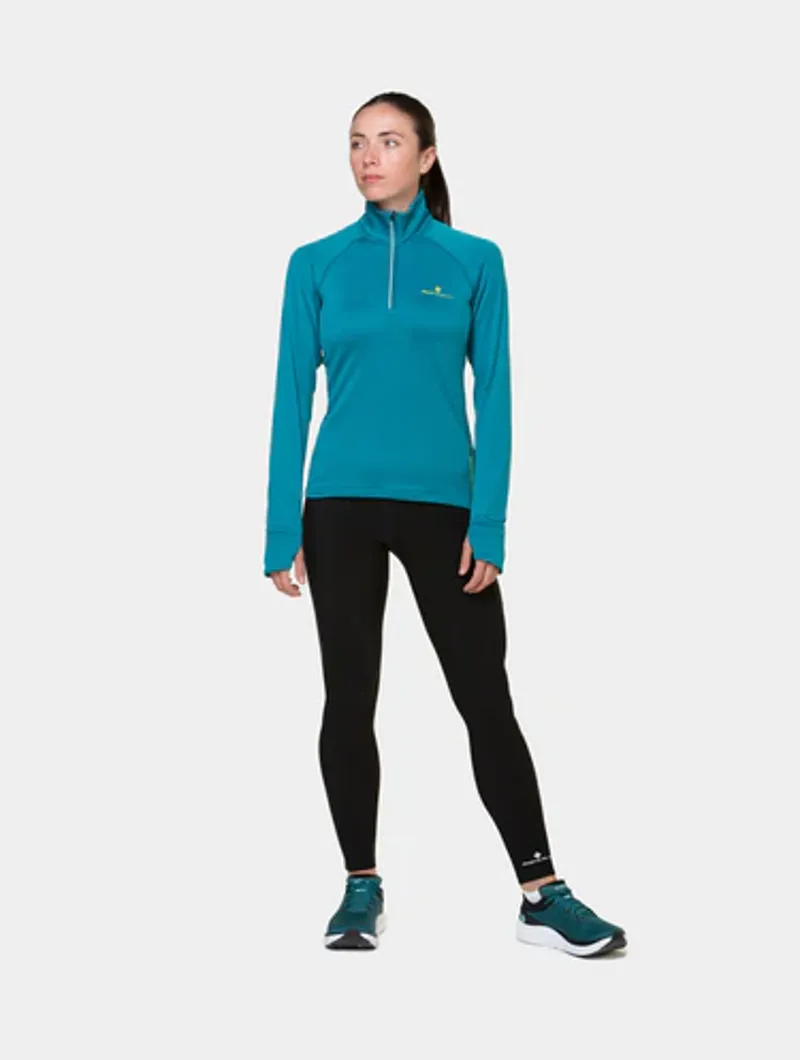 Ronhill Women's Tech Winter 1/2 Zip Marine Acid-7
