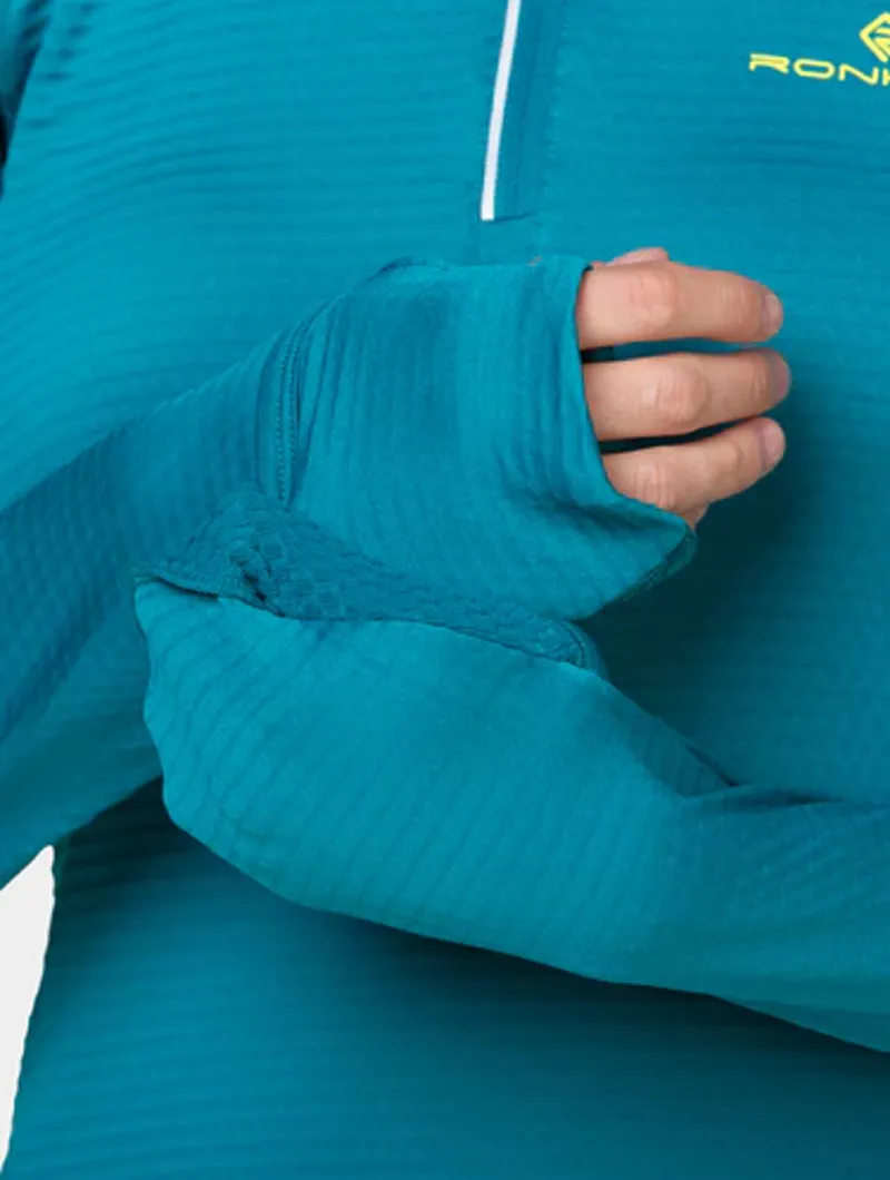 Ronhill Women's Tech Winter 1/2 Zip Marine Acid-4