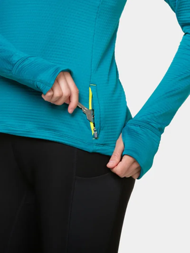 Ronhill Women's Tech Winter 1/2 Zip Marine Acid-5
