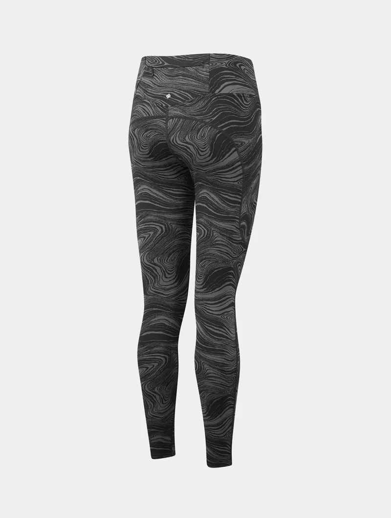 Ronhill Women's Deluxe Tight Running Leggings in Black/Charcoal-1